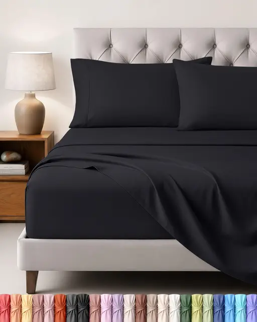 utopia bedding sábanas 4 piezas 135x190