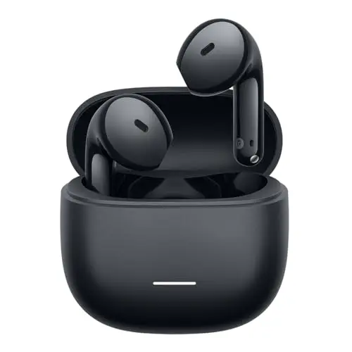 XIAOMI REDMI Buds 8 Active - TWS Bluetooth Semi-intraauriculares, Driver de Titanio de 14,2 mm, bajo Potente, 37h de autonomía, conexión Dual a 2 Dispositivos, 5 EQ, Bluetooth 5.4, IP54, Negro