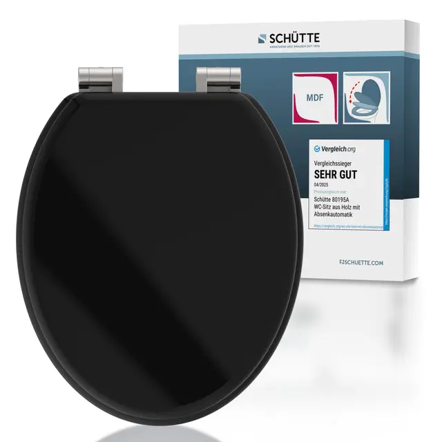 schütte 80106-a asiento wc negro