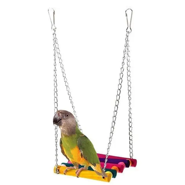 cablepelado columpio para pájaros