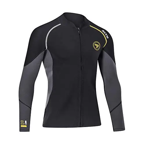 zcco chaqueta neopreno 1.5mm cremallera