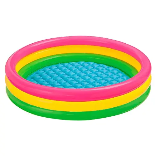 Intex 57412NP - Piscina hinchable 3 aros Sunset 114 x 25 cm