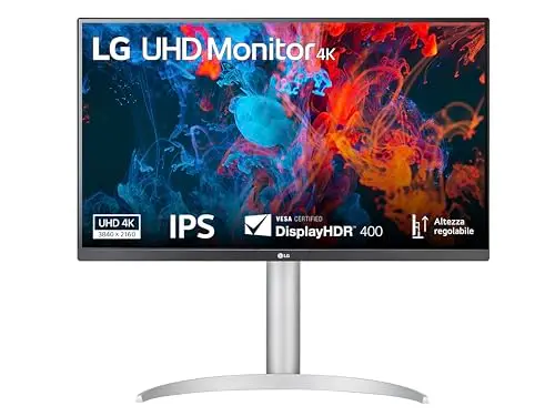 LG 27UP650K-W 27' Ultrafine(TM) UHD 4K IPS Monitor