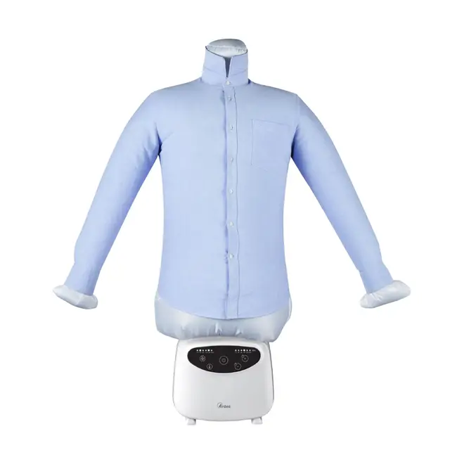 Ardes ARMST02D - Plancha camisas automático Blowy D Maniquí secado y planchado camisetas, blusas, plancha vertical 2 en 1, secado sin arrugas con 4 clips de peso, temporizador y pantalla digital