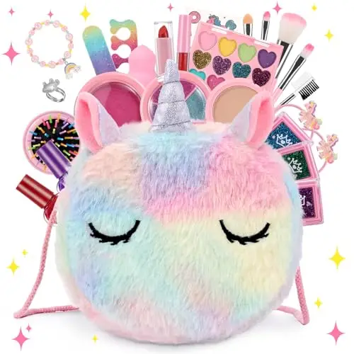 anpro kit maquillaje unicornio infantil