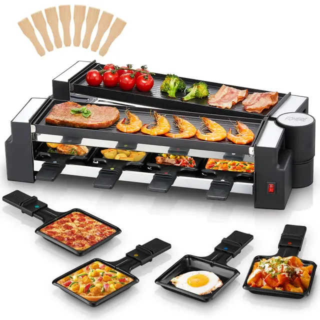 fohere raclette 8 personas 1400w