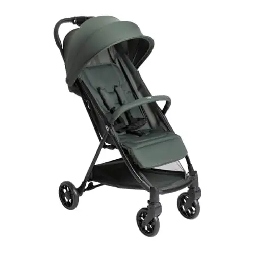 Chicco Urbino Silla de Paseo, Desde nascimiento hasta 22 Kg, Carrito Bebé, Plegado automatico con una sola mano, Compacto y Ligero, Capota con Protección UV50+, Respaldo Ajustable y Reclinable, Verde