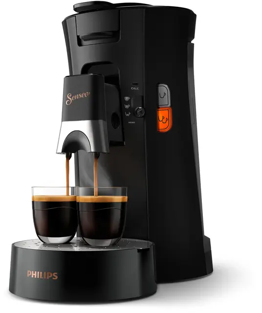 PHILIPS CSA240/61 Senseo Select Eco, Intensity Plus, Crema Plus, función Memo, color negro