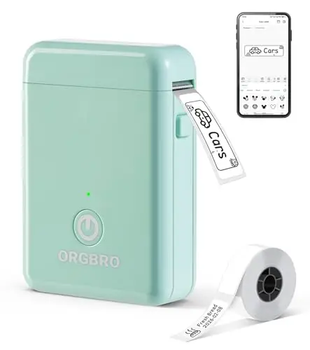 orgbro x1 etiquetadora térmica bluetooth
