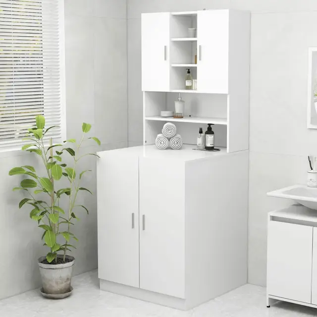 sufrk mueble lavadora blanco 90 cm