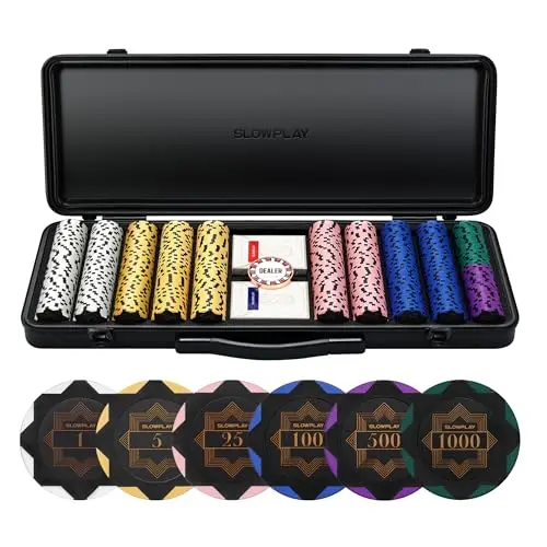 slowplay nash clay black gold 500 fichas