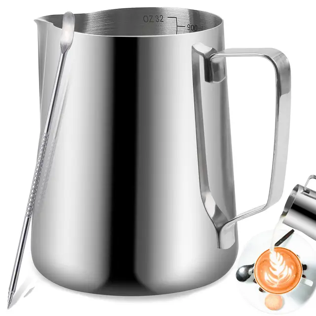 techken jarra leche acero inoxidable