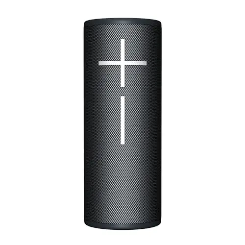 Ultimate Ears Megaboom 4 Altavoz Bluetooth portátil Impermeable con Potente Sonido de 360 Grados y Graves atronadores, Altavoz Flotante con 20 Horas de batería y Radio de 45 m - Negro