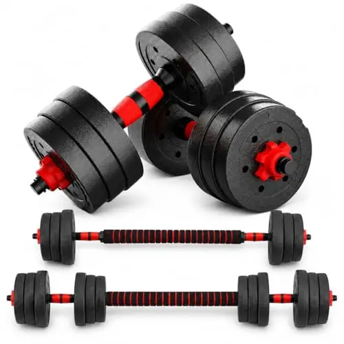 Juego de mancuernas 2 en 1, 15-30 kg