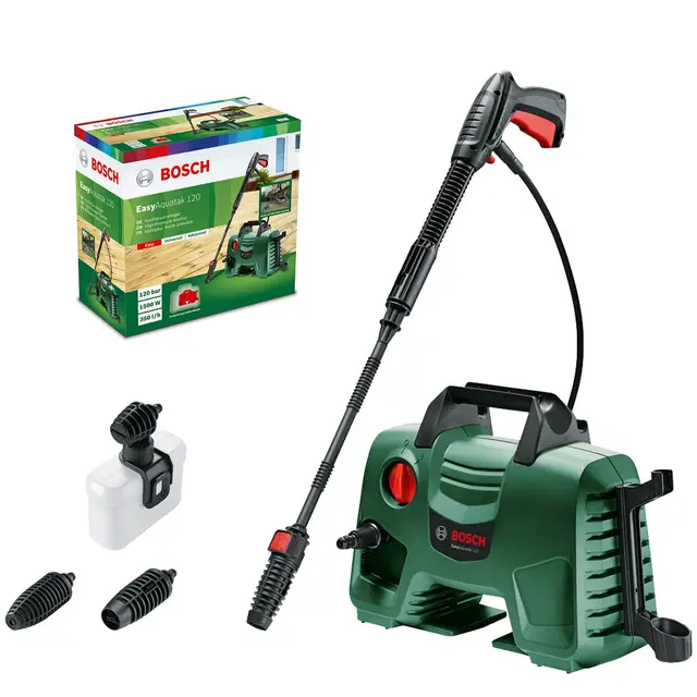 Bosch hidrolimpiadora de Alta presión EasyAquatak 120 (1500 W, presión: 120 Bar, Caja)