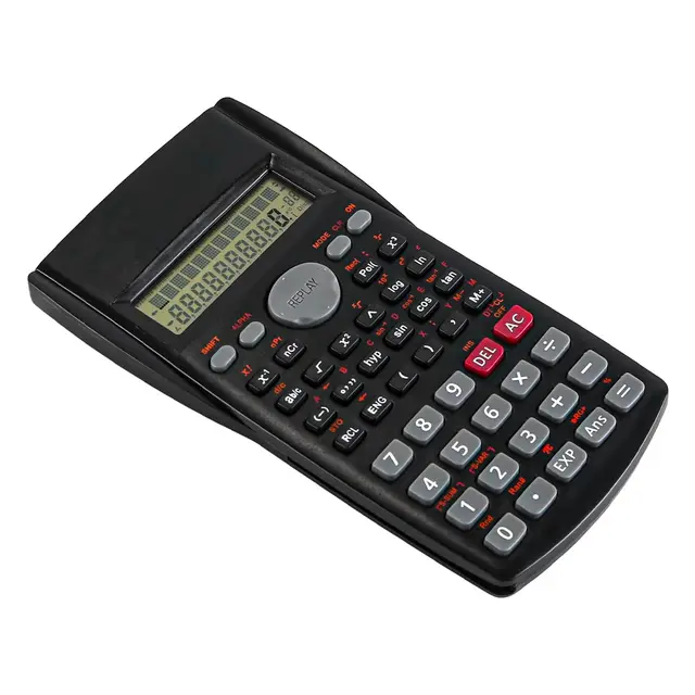 Calculadora Científica Portátil Calculadora De Funciones Científicas De Ingeniería con 240 Funciones Adecuada para Estudiantes Profesores Oficina De Negocios Negro