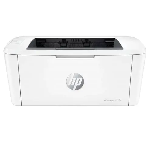 HP LaserJet M110w 7MD66F, Impresora Láser A4 Monocromo - Impresión Doble Cara Manual (20 ppm, Wi-Fi, Wi-Fi Direct, USB 2.0, Bluetooth, Procesador de 500 MHz, Memoria de 32 MB, Smart App) Blanca