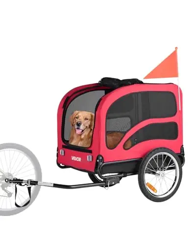 vevor pts102 remolque de bicicleta para