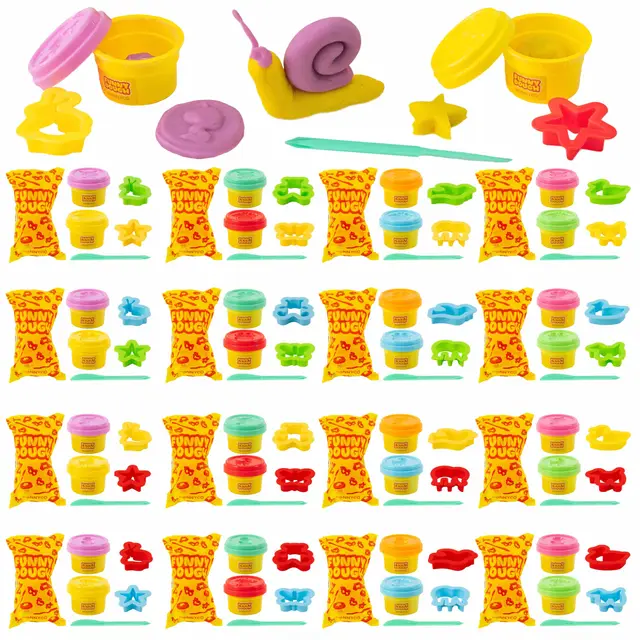 bonnyco funny dough set 16 piezas