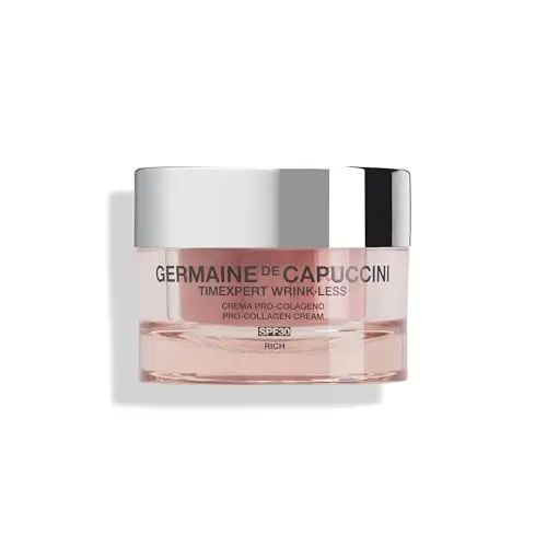 Germaine de Capuccini - Timexpert Wrink·Less - Crema Día Pro-Colágeno SPF30 RICH - Nutritiva Antiedad + Protección UVA/IR-A/HEVL - 50 ml