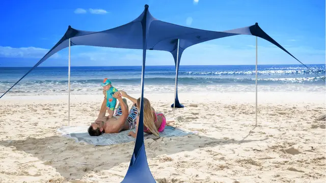 sun ninja carpa playa plegable