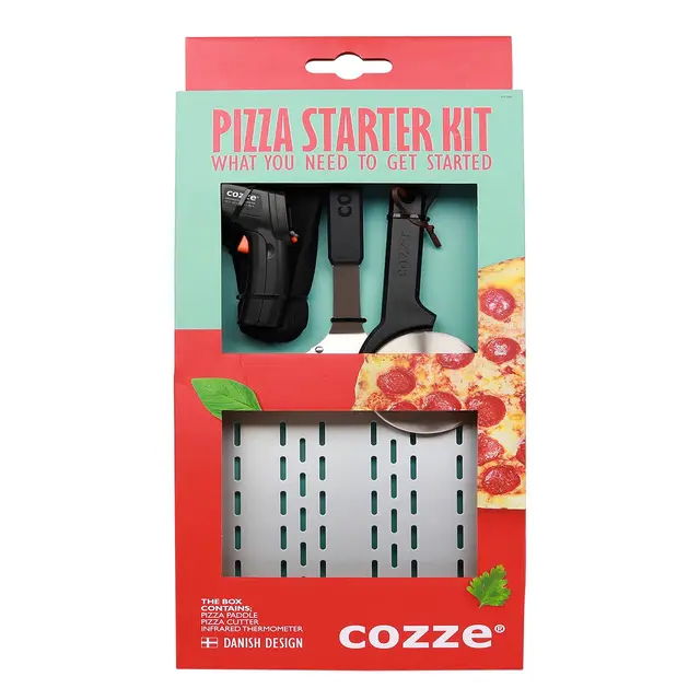 cozze set 3 piezas pala pizza con