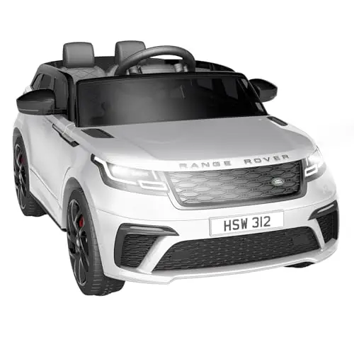 Euker Land Rover Coche Eléctrico Infantil 12V 2 Plazas Blanco