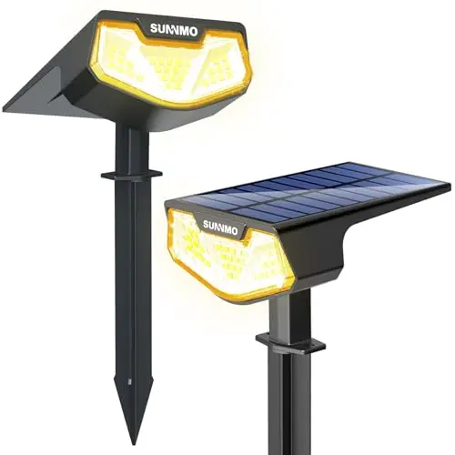 sunnmo 32led luz solar jardín 2 piezas