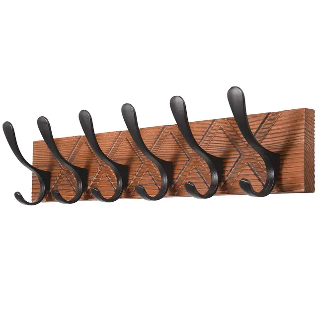 skoloo barra x-frame 6 ganchos madera