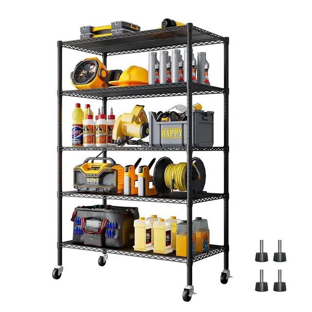 uptyia estantería metálica 5 niveles