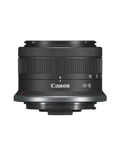 Canon Objetivo RF-S 10-18mm F4.5-6.3 IS STM - Zoom Ultra Gran Angular, Estabilizador Óptico 4 Pasos, Viajes y Arquitectura | Compatible Sistema EOS R