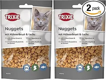 Trixie Nuggets para Gatos Pollo y Salmón 50 g Pack 2