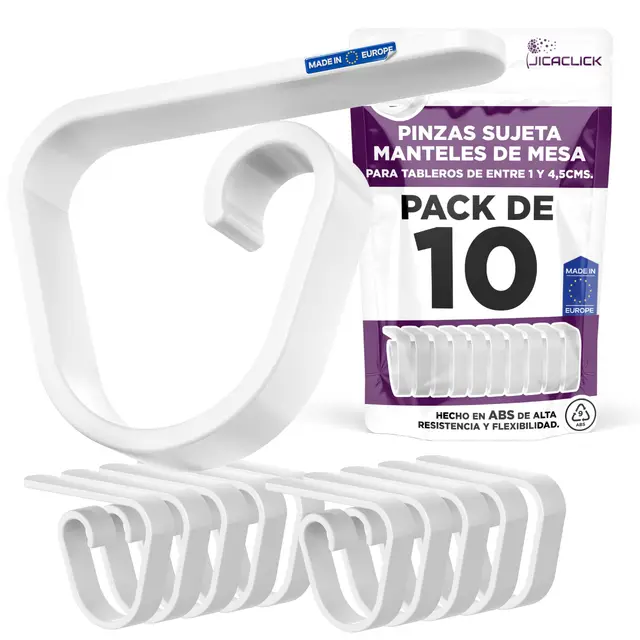 jicaclick pinzas sujeta manteles pack