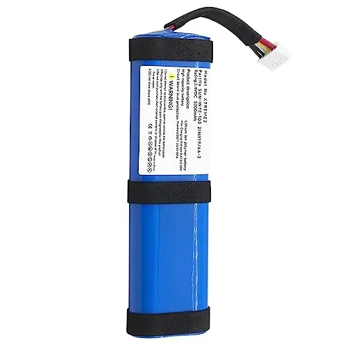 5200mAh/7,4V Batería de Repuesto Litio para JBL Xtreme 2, Xtreme 3, SUN-INTE-103 2INR19/66-2 Altavoz inalámbrico Bluetooth