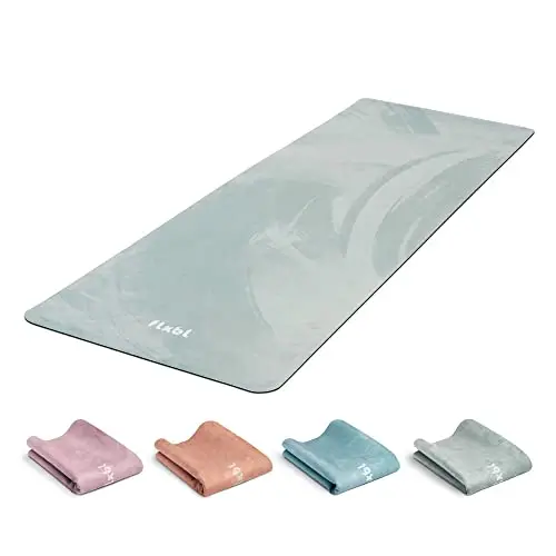 FLXBL Esterilla de Yoga de Viaje y Capa Superior - Ligera y Plegable