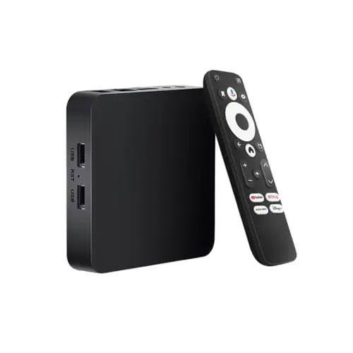 TV Box Android GD2 4K HDR con Google TV Oficial - Reproductor Multimedia Streaming Smart, 32GB Memoria, LAN, 2X USB, Wi-Fi - Soporta Netflix, Prime Video, DAZN, Disney+