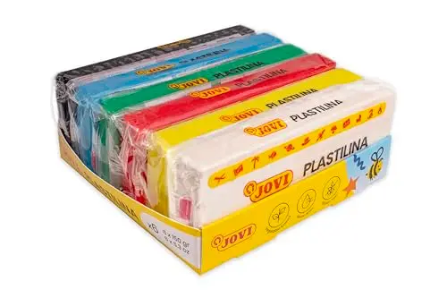 jovi plastilina base vegetal estuche 6