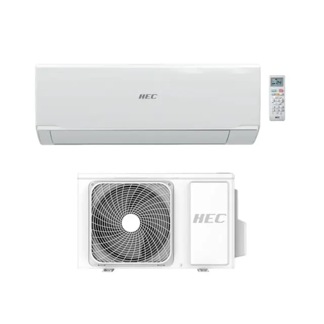 Climatizador Hec by Haier Monosplit Tide R 9000 BTU HEC25RECO-IN WiFi Inverter R32 Clase A++ | Silencioso, compacto, para habitaciones de hasta 60 m²