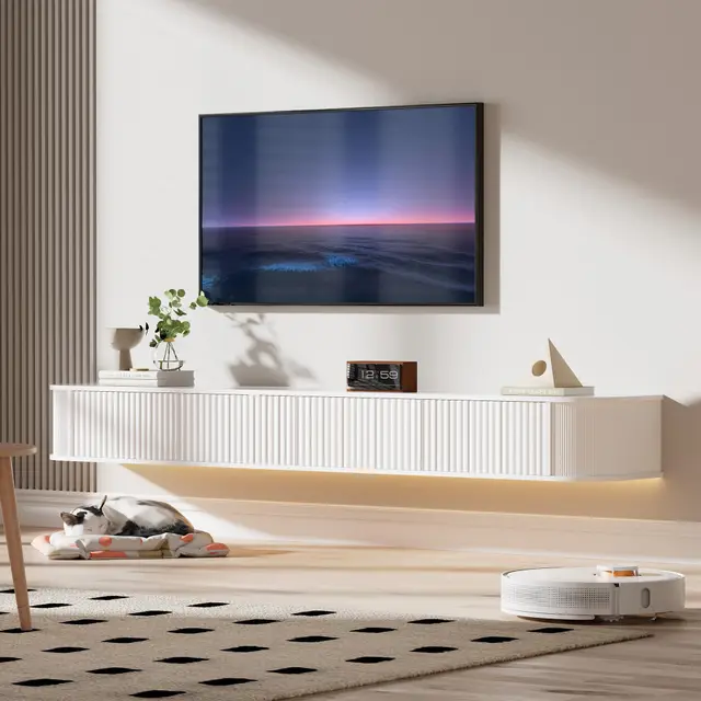 purfino ts-0002 mueble tv flotante 160cm