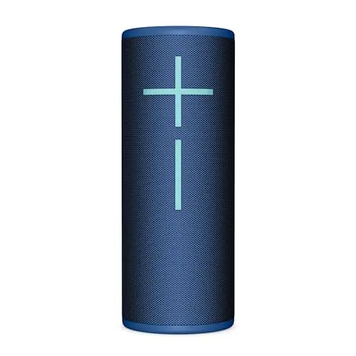 Ultimate Ears Boom 4 – mobiler, wasserdichter, schwimmfähiger Bluetooth-Lautsprecher mit kräftigem, intensivem, kristallklarem 360-Grad-Sound, 15-Stunden-Akku und 45 m Reichweite, USB-C - Blau