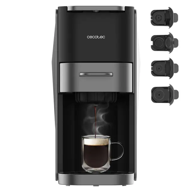 Cecotec FreeStyle Compact Dark Cafetera de Cápsulas