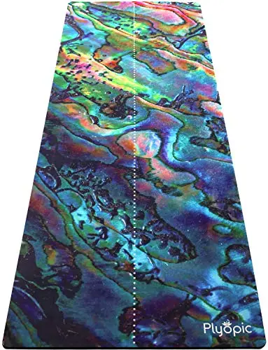 Plyopic Esterilla de Yoga | Antideslizante Colchoneta/Toalla de Lujo. Natural y Ecológica | Ideal para Yoga, Pilates, Ejercicio, Fitness, Hot o Bikram