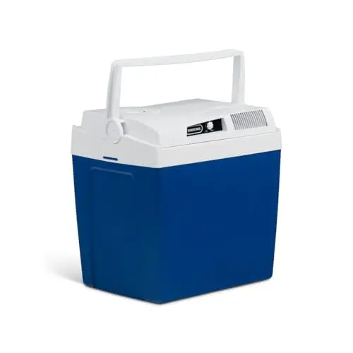 Mobicool ME27 nevera eléctrica 26L – 12V y 230V – Nevera portátil para camping, coche, camión y actividades al aire libre – Refrigeración fiable en viajes – Azul