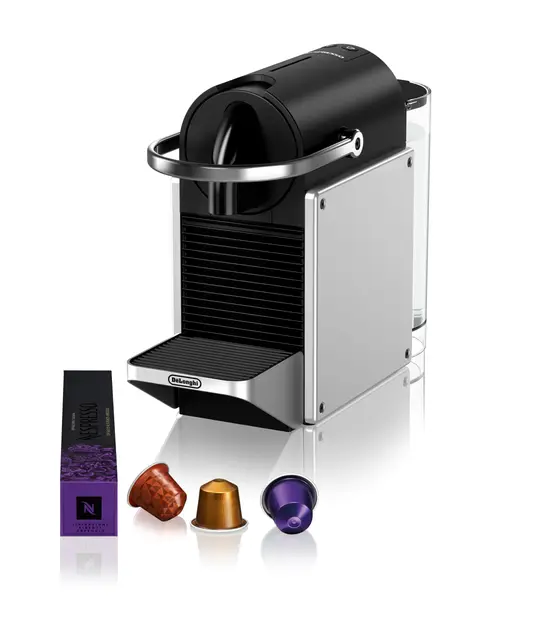 Nespresso De'Longhi Pixie EN127.S Cafetera de Cápsulas Silver