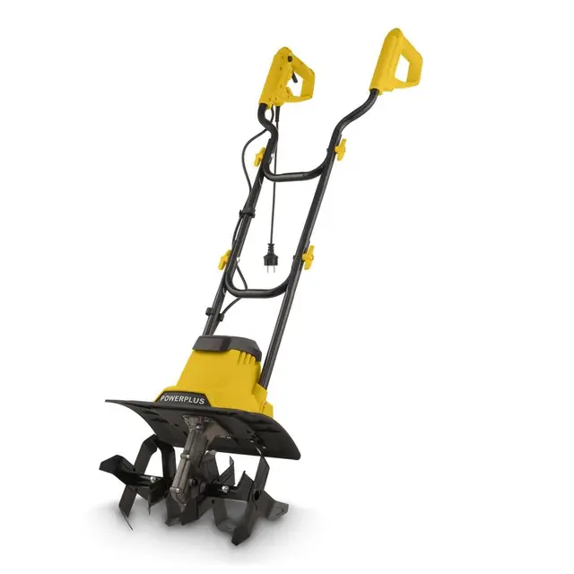 Powerplus Cultivador Eléctrico POWEG72000 - Motoazada Eléctrica de Jardín 1200W con 4 Cuchillas, Cultivador de Suelo Eléctrico - Herramientas de Jardín