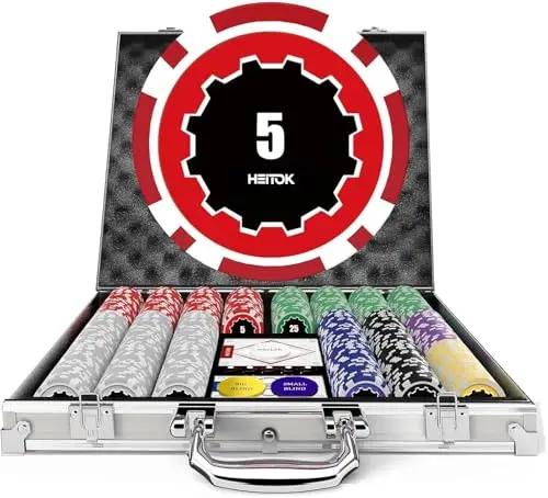 heitok set póker 500 fichas 11.5g
