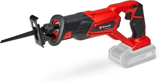 Einhell Sierra de sable inalámbrica - TE-AP 18/22 Li-solo, con Power X Change - 18 V, 2600 1 / min máx., 100 mm máx, hoja de 8 cm incluida. motor Triathlon. No incluye batería ni cargador
