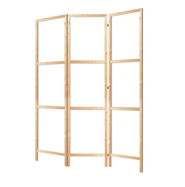 lumasoul biombo 3 paneles madera