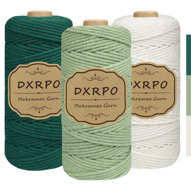 dxrpo hilo macramé algodón 3mm