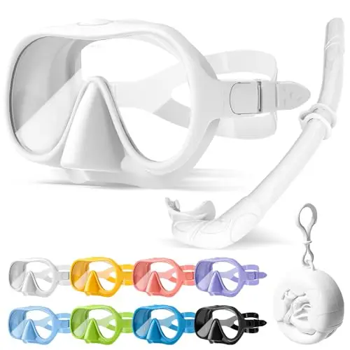 hinataa macaron set snorkel frameless